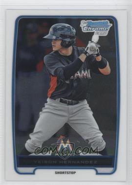 2012 Bowman Chrome - Prospects #BCP177 - Yeison Hernandez