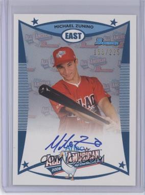 2012 Bowman Draft Picks & Prospects - Aflac All-American Autographs #AFLAC-MZ - Michael Zunino /225