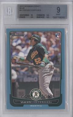 2012 Bowman Draft Picks & Prospects - [Base] - Blue #4 - Yoenis Cespedes /500 [BGS 9 MINT]