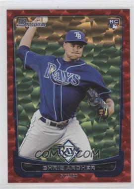 2012 Bowman Draft Picks & Prospects - [Base] - Red Ice #35 - Chris Archer /25