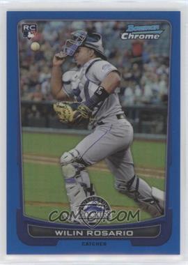 2012 Bowman Draft Picks & Prospects - Chrome - Blue Refractor #21 - Wilin Rosario /250 [EX to NM]