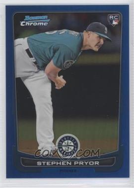 2012 Bowman Draft Picks & Prospects - Chrome - Blue Refractor #28 - Stephen Pryor /250