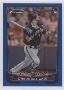 2012 Bowman Draft Picks & Prospects - Chrome - Blue Refractor #29 - Norichika Aoki /250