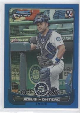 2012 Bowman Draft Picks & Prospects - Chrome - Blue Refractor #30 - Jesus Montero /250