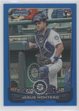 2012 Bowman Draft Picks & Prospects - Chrome - Blue Refractor #30 - Jesus Montero /250