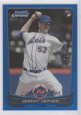 2012 Bowman Draft Picks & Prospects - Chrome - Blue Refractor #42 - Jeremy Hefner /250