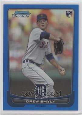 2012 Bowman Draft Picks & Prospects - Chrome - Blue Refractor #5 - Drew Smyly /250