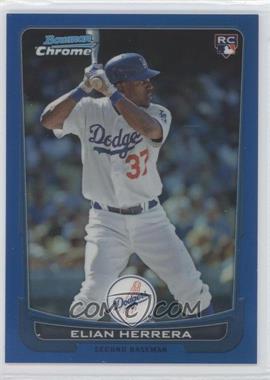 2012 Bowman Draft Picks & Prospects - Chrome - Blue Refractor #51 - Elian Herrera /250