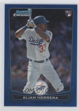 2012 Bowman Draft Picks & Prospects - Chrome - Blue Refractor #51 - Elian Herrera /250