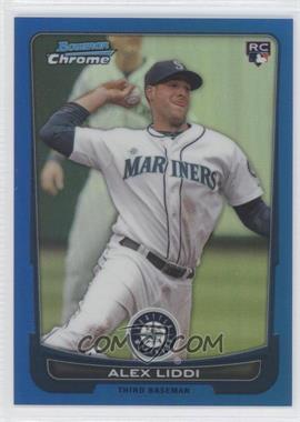 2012 Bowman Draft Picks & Prospects - Chrome - Blue Refractor #54 - Alex Liddi /250