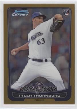 2012 Bowman Draft Picks & Prospects - Chrome - Gold Refractor #8 - Tyler Thornburg /50