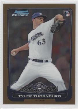 2012 Bowman Draft Picks & Prospects - Chrome - Gold Refractor #8 - Tyler Thornburg /50