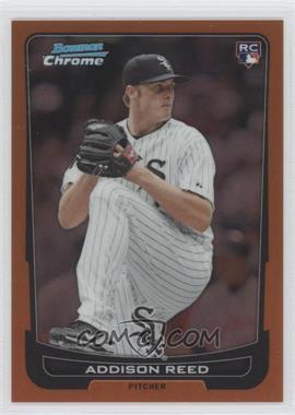 2012 Bowman Draft Picks & Prospects - Chrome - Orange Refractor #18 - Addison Reed /25