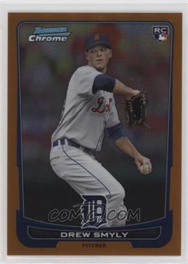 2012 Bowman Draft Picks & Prospects - Chrome - Orange Refractor #5 - Drew Smyly /25