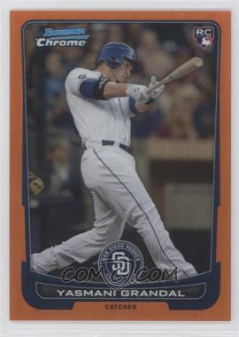 2012 Bowman Draft Picks & Prospects - Chrome - Orange Refractor #7 - Yasmani Grandal /25