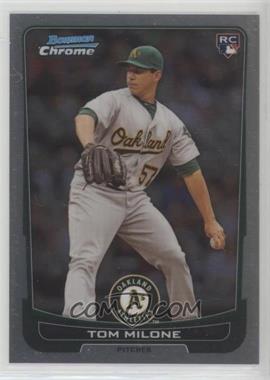 2012 Bowman Draft Picks & Prospects - Chrome - Refractor #44 - Tom Milone /300