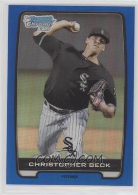 2012 Bowman Draft Picks & Prospects - Chrome Draft Picks - Blue Refractors #BDPP101 - Chris Beck /250