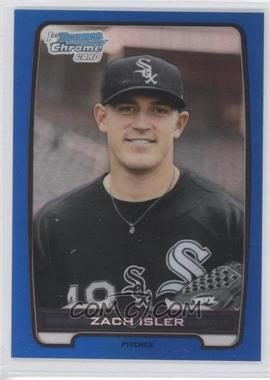 2012 Bowman Draft Picks & Prospects - Chrome Draft Picks - Blue Refractors #BDPP107 - Zach Isler /250