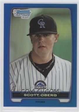 2012 Bowman Draft Picks & Prospects - Chrome Draft Picks - Blue Refractors #BDPP113 - Scott Oberg /250