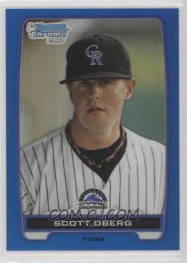 2012 Bowman Draft Picks & Prospects - Chrome Draft Picks - Blue Refractors #BDPP113 - Scott Oberg /250