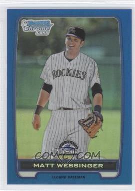 2012 Bowman Draft Picks & Prospects - Chrome Draft Picks - Blue Refractors #BDPP118 - Matt Wessinger /250