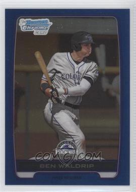 2012 Bowman Draft Picks & Prospects - Chrome Draft Picks - Blue Refractors #BDPP126 - Ben Waldrip /250