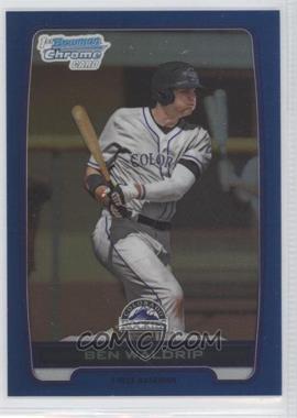 2012 Bowman Draft Picks & Prospects - Chrome Draft Picks - Blue Refractors #BDPP126 - Ben Waldrip /250