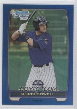 2012 Bowman Draft Picks & Prospects - Chrome Draft Picks - Blue Refractors #BDPP128 - Chris Cowell /250