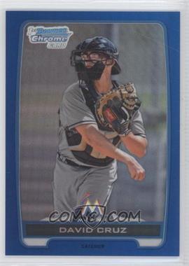 2012 Bowman Draft Picks & Prospects - Chrome Draft Picks - Blue Refractors #BDPP152 - David Cruz /250