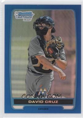 2012 Bowman Draft Picks & Prospects - Chrome Draft Picks - Blue Refractors #BDPP152 - David Cruz /250