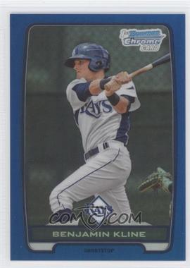 2012 Bowman Draft Picks & Prospects - Chrome Draft Picks - Blue Refractors #BDPP154 - Benjamin Kline /250