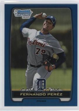 2012 Bowman Draft Picks & Prospects - Chrome Draft Picks - Blue Refractors #BDPP50 - Fernando Perez /250