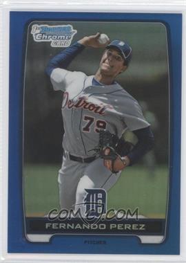 2012 Bowman Draft Picks & Prospects - Chrome Draft Picks - Blue Refractors #BDPP50 - Fernando Perez /250