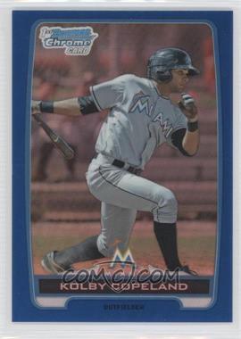 2012 Bowman Draft Picks & Prospects - Chrome Draft Picks - Blue Refractors #BDPP53 - Kolby Copeland /250