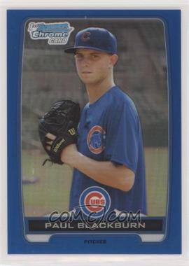 2012 Bowman Draft Picks & Prospects - Chrome Draft Picks - Blue Refractors #BDPP6 - Paul Blackburn /250