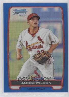 2012 Bowman Draft Picks & Prospects - Chrome Draft Picks - Blue Refractors #BDPP66 - Jacob Wilson /250