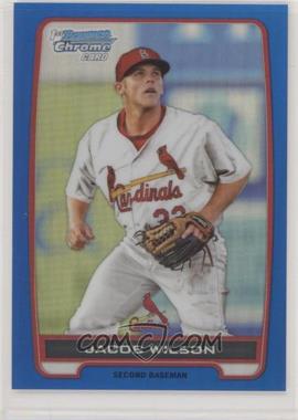 2012 Bowman Draft Picks & Prospects - Chrome Draft Picks - Blue Refractors #BDPP66 - Jacob Wilson /250 [EX to NM]