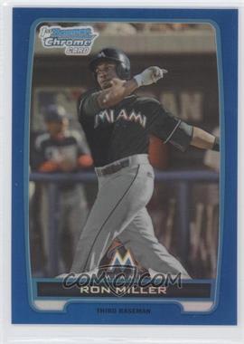 2012 Bowman Draft Picks & Prospects - Chrome Draft Picks - Blue Refractors #BDPP75 - Ron Miller /250