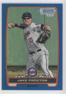 2012 Bowman Draft Picks & Prospects - Chrome Draft Picks - Blue Refractors #BDPP96 - Jake Proctor /250