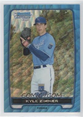 2012 Bowman Draft Picks & Prospects - Chrome Draft Picks - Blue Wave Refractors #BDPP10 - Kyle Zimmer