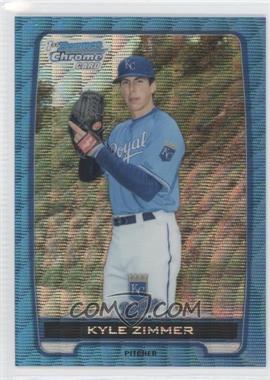 2012 Bowman Draft Picks & Prospects - Chrome Draft Picks - Blue Wave Refractors #BDPP10 - Kyle Zimmer