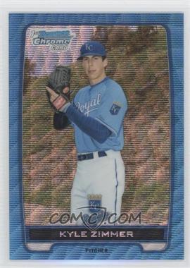 2012 Bowman Draft Picks & Prospects - Chrome Draft Picks - Blue Wave Refractors #BDPP10 - Kyle Zimmer