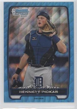 2012 Bowman Draft Picks & Prospects - Chrome Draft Picks - Blue Wave Refractors #BDPP100 - Bennett Pickar