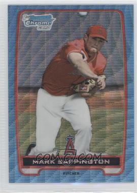 2012 Bowman Draft Picks & Prospects - Chrome Draft Picks - Blue Wave Refractors #BDPP115 - Mark Sappington