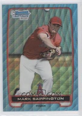 2012 Bowman Draft Picks & Prospects - Chrome Draft Picks - Blue Wave Refractors #BDPP115 - Mark Sappington