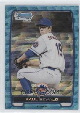 2012 Bowman Draft Picks & Prospects - Chrome Draft Picks - Blue Wave Refractors #BDPP117 - Paul Sewald