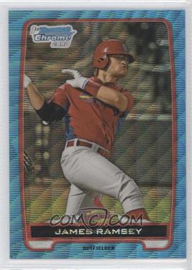 2012 Bowman Draft Picks & Prospects - Chrome Draft Picks - Blue Wave Refractors #BDPP27 - James Ramsey