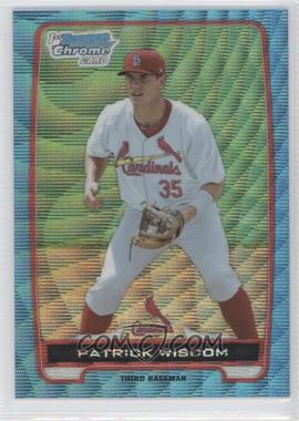 2012 Bowman Draft Picks & Prospects - Chrome Draft Picks - Blue Wave Refractors #BDPP28 - Patrick Wisdom