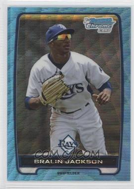 2012 Bowman Draft Picks & Prospects - Chrome Draft Picks - Blue Wave Refractors #BDPP60 - Bralin Jackson