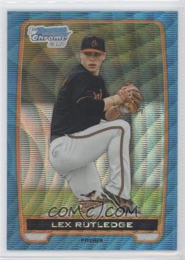 2012 Bowman Draft Picks & Prospects - Chrome Draft Picks - Blue Wave Refractors #BDPP61 - Lex Rutledge